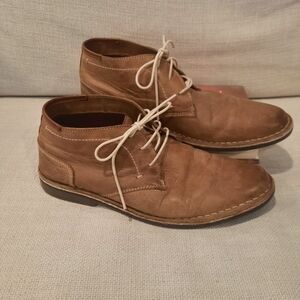 Steve Madden Mens Sz 10 Leather Chukka Lace Up Boot Heston 217